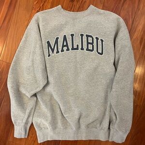 John Galt Grey Malibu Sweatshirt One Size